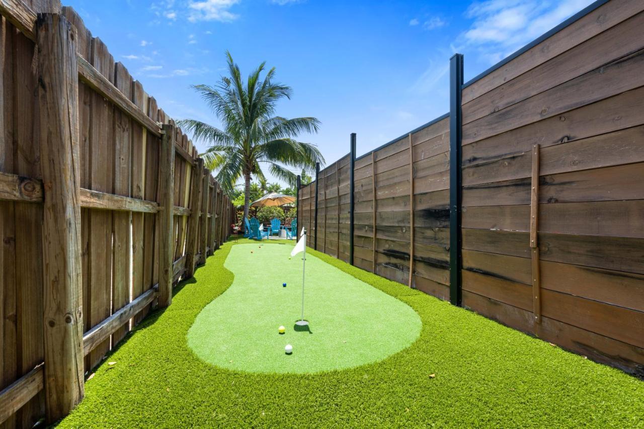 Palms Retreat! Giant Heated Pool-Hottub-Firepit-5Min2Beach-Pets-Ev Chgr Fort Lauderdale Buitenkant foto