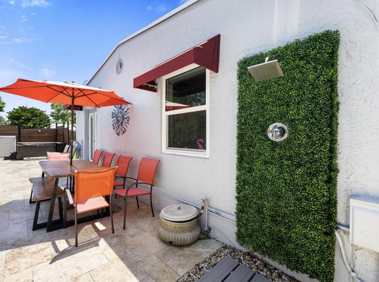 Palms Retreat! Giant Heated Pool-Hottub-Firepit-5Min2Beach-Pets-Ev Chgr Fort Lauderdale Buitenkant foto
