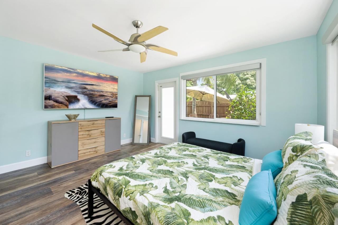 Palms Retreat! Giant Heated Pool-Hottub-Firepit-5Min2Beach-Pets-Ev Chgr Fort Lauderdale Buitenkant foto